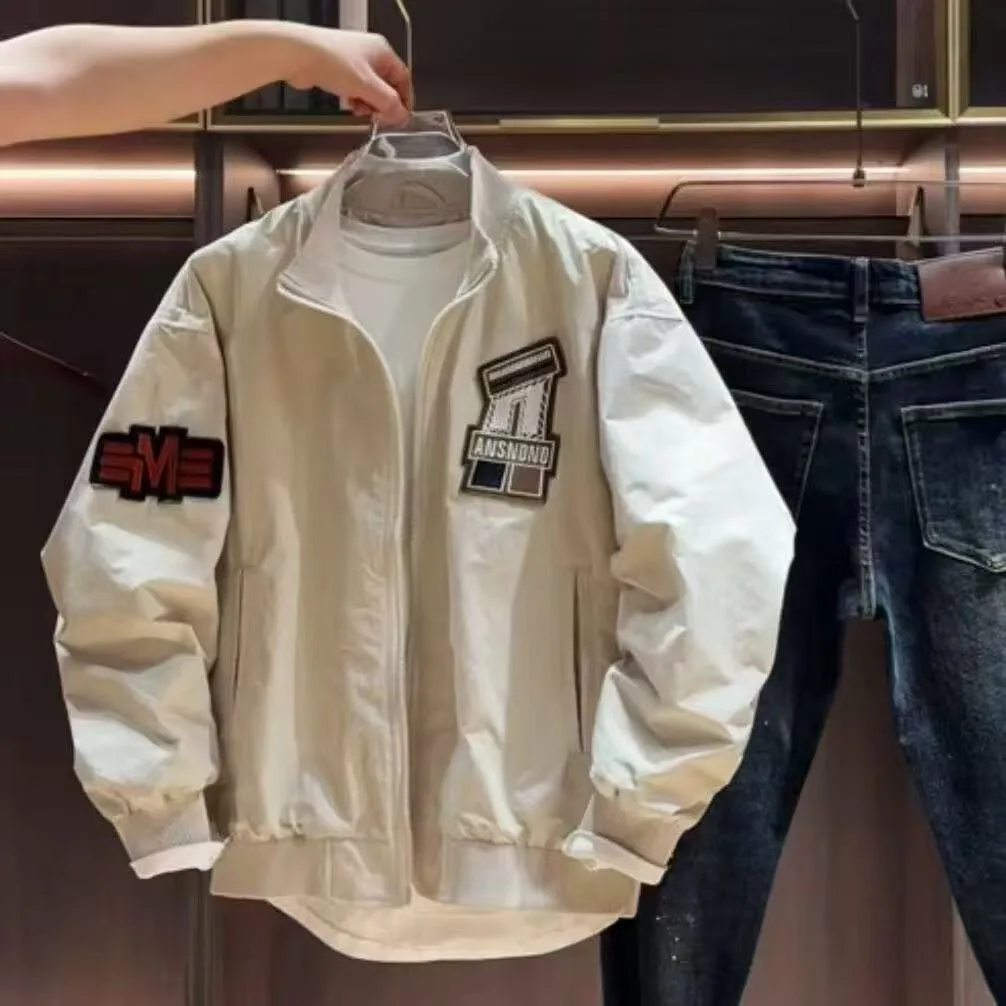 الرجال فضفاضة تناسب البيسبول طوق الطيران Jaet الخريف الشتاء حجم كبير 250 Pou تنفس معطف رياضي غير رسمي الأمريكية Sle