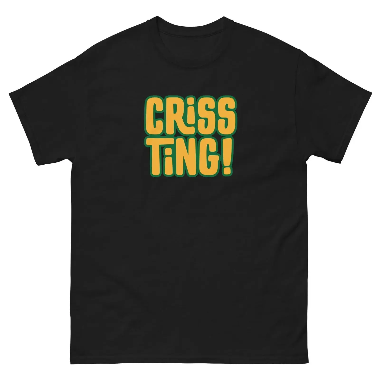 Criss Ting Jamaican Patois classic tee vintage Washed Stretched graphic Stylish streetwear fashion Casual Unisex Versatile Soft