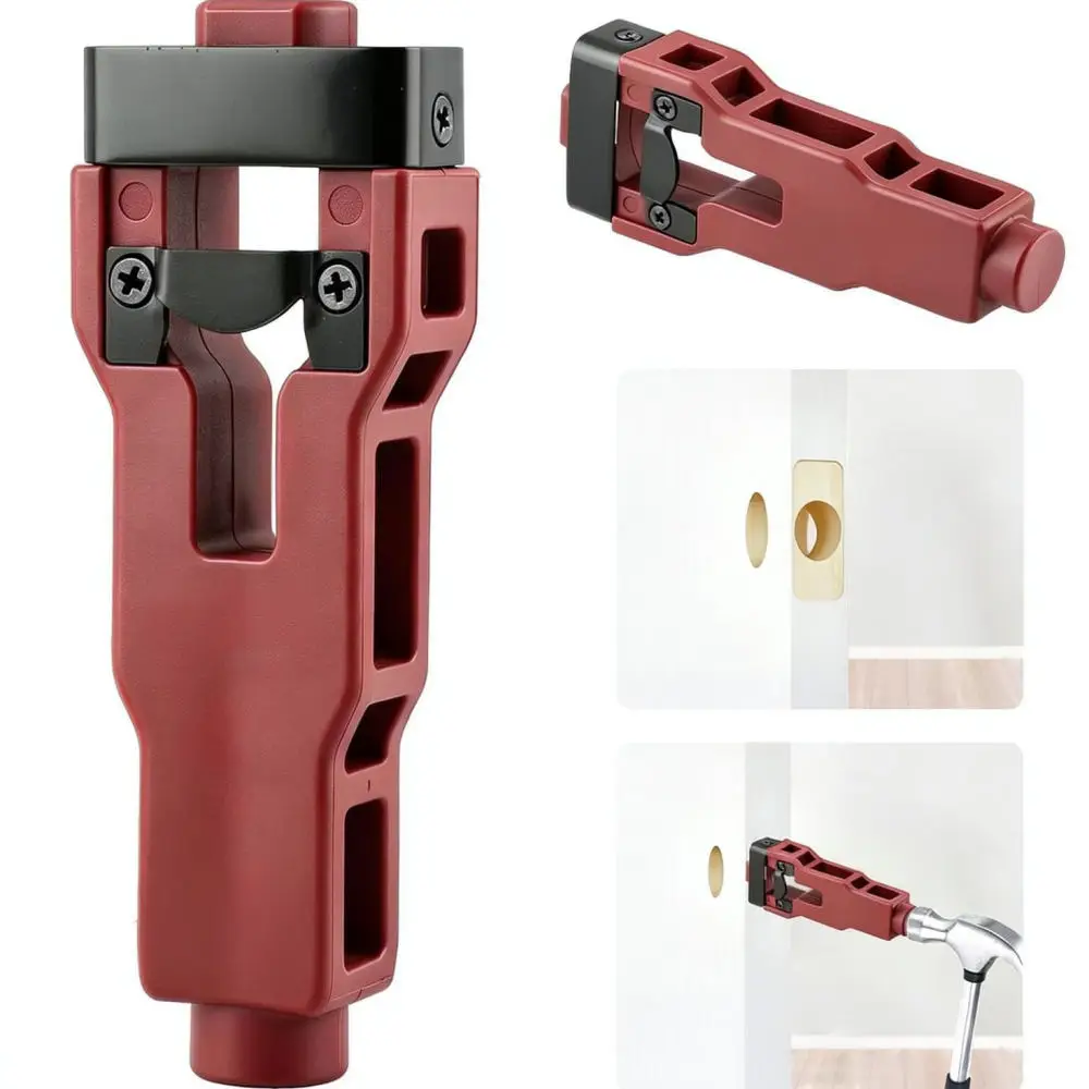 Door Hardware Slotting Tool Mortise Jig Lock Installation Template Woodworking Chisel Precision Locator Guide