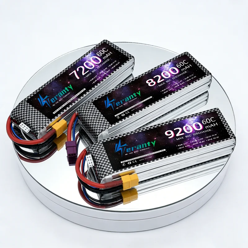 TERANTY 3S 11.1V 7200mAh 8200mah 9200mah 60C LiPo MAX 80C Battery for RC Car Buggy Quadcopter Airplane Racing Drone RC Parts