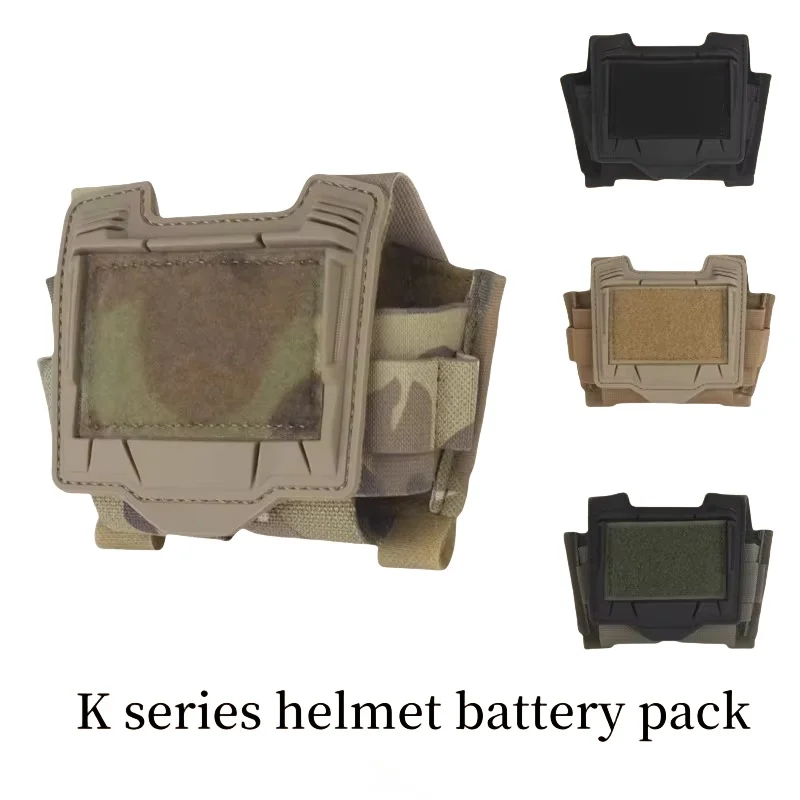 K Series Outdoor Camping Helmet battery package multifunctional and easy to carry and flexible Storage Molle System Hunting Pouc