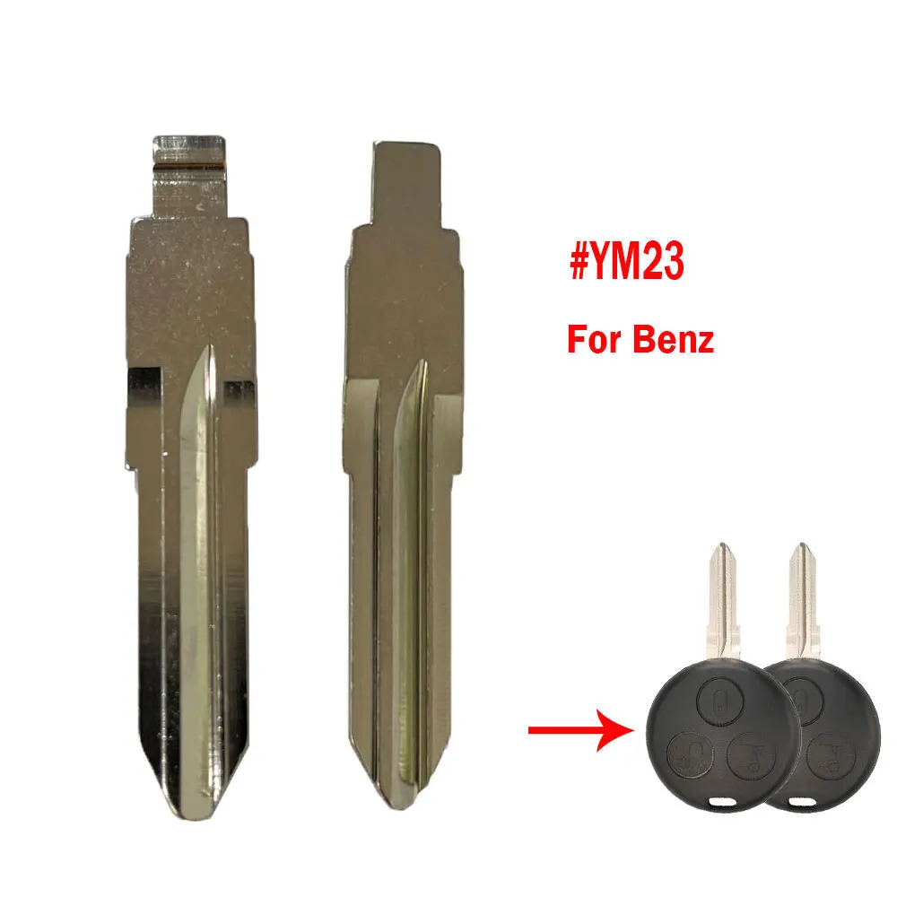 

YM23 Uncut Flip KD Key Blank Keydiy Xhorse JMD Key Blade for Mercedes-Benz Smart 1998-2006 Fortwo Passion Roadster City Coupe