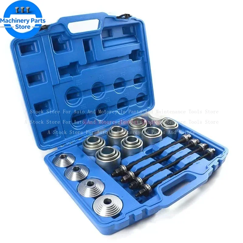 28Pcs /set Automotive Universal Rubber Sleeve Replacement Tool Rear Axle Lower Arm Bushing Disassembly Tool