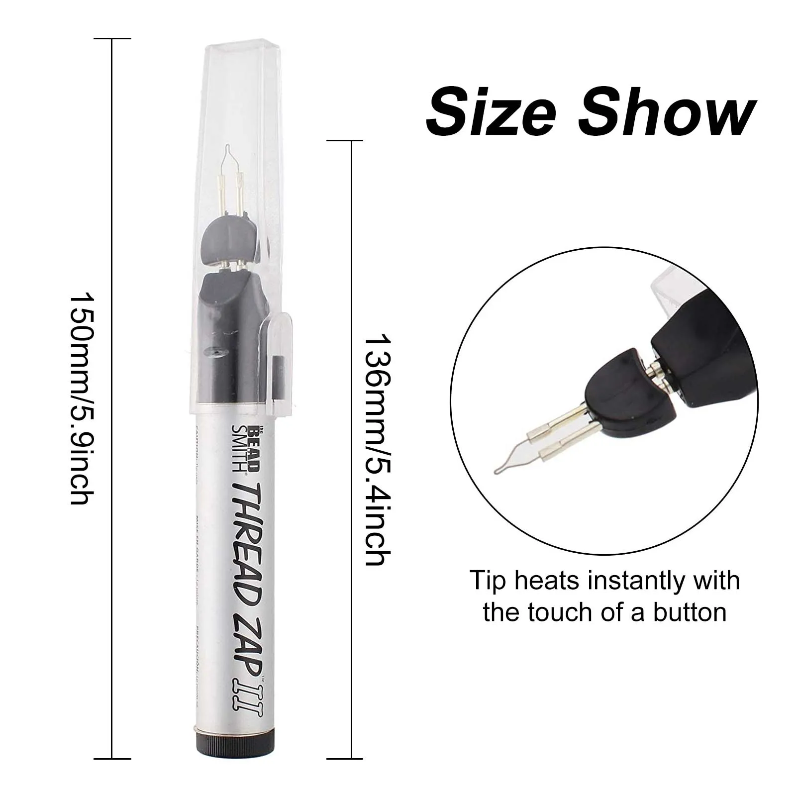 The Beadsmith Thread Zap II: The Ultimate Thread Trimmer, Burner, and Melt Machine for Bead Weaving and Stringing Projects