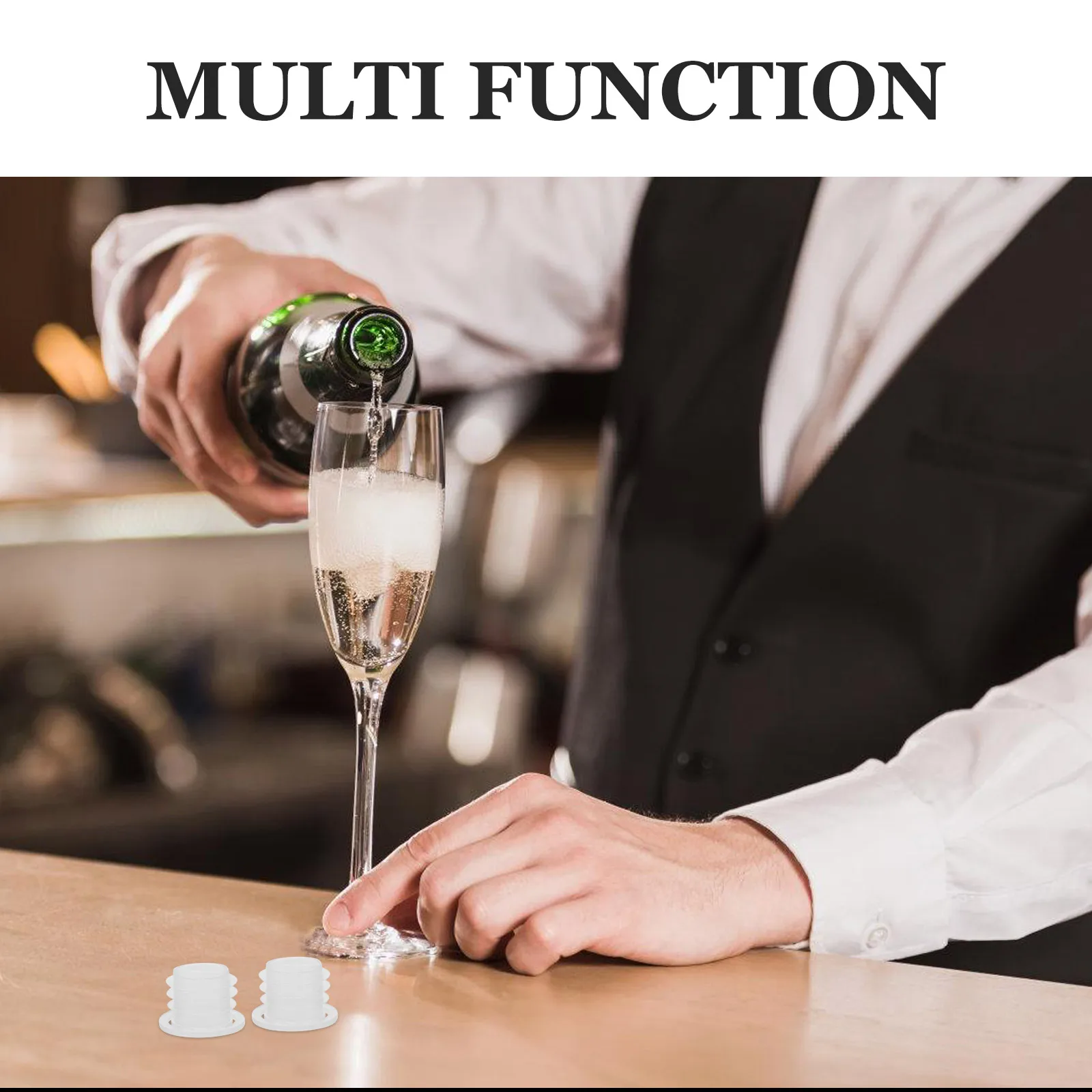 

100pcs Bottle Cap Leak-Proof Reusable Plastic Replacement Lids Smooth Sealing Cap For Juice Milk Jar Bottle Stoppers