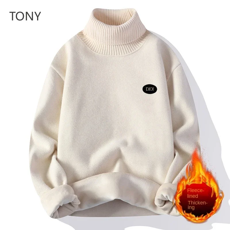 

Men's Sweater Knit Mens Designer Clothes Mens Clothing Turtleneck Men Winter Man Nueter Male Sweatshirt Men's Sweatshirts