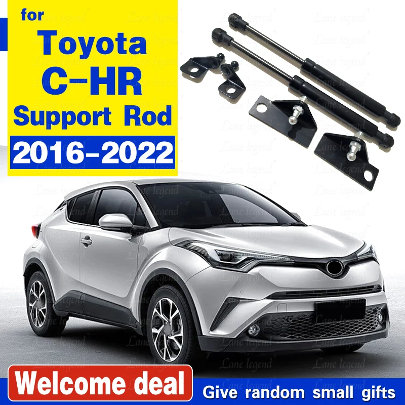 For Toyota C-HR CHR 2016 - 2022 Front Hood Bonnet Lift Support Poles Struts Shocks Hydraulic Rod Gas Springs Car Accessories