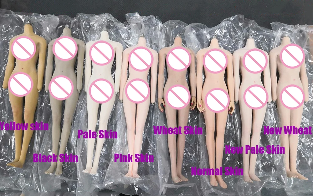 JIAOU POP JOQ-10E 1/6 Vrouwen Soldaat Lichaam Super Flexibele Naadloze 12Inch Metalen Skelet Europese Vorm Grote Borst Borst Lichaam