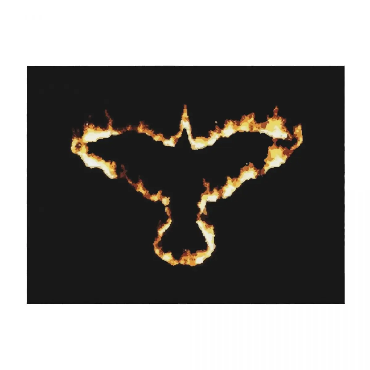 

fire crow Throw Blanket Luxury Thicken Soft Luxury Brand Blankets