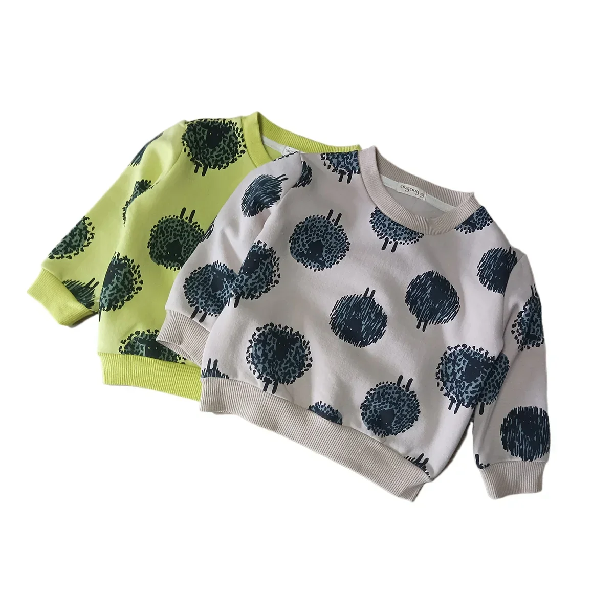 Cute t shirt for kids clothes boys girl sweatshirt cotton tops velvet pullover sweater autumn winter new детская одеж