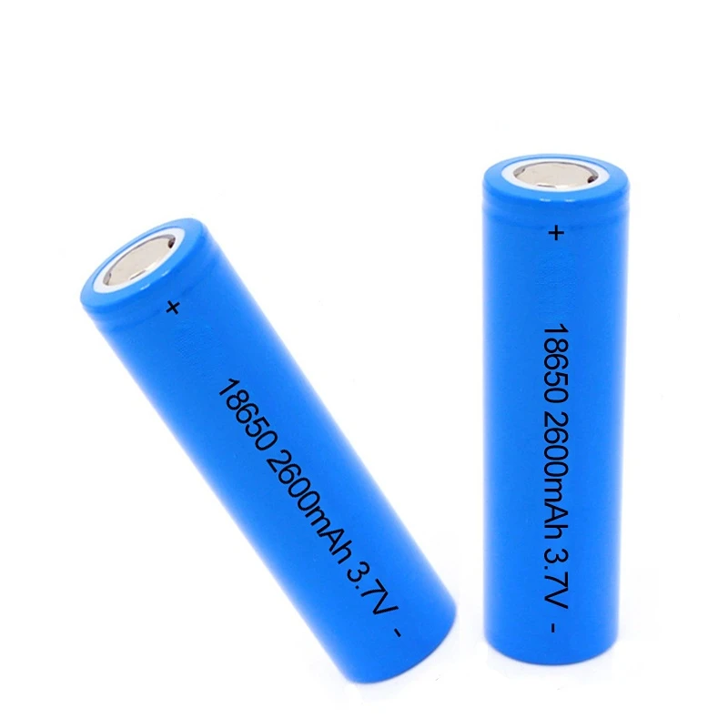 High Capacity Lithium ion 18650 3.7V 2600mAh rechargeable li-ion Power Battery