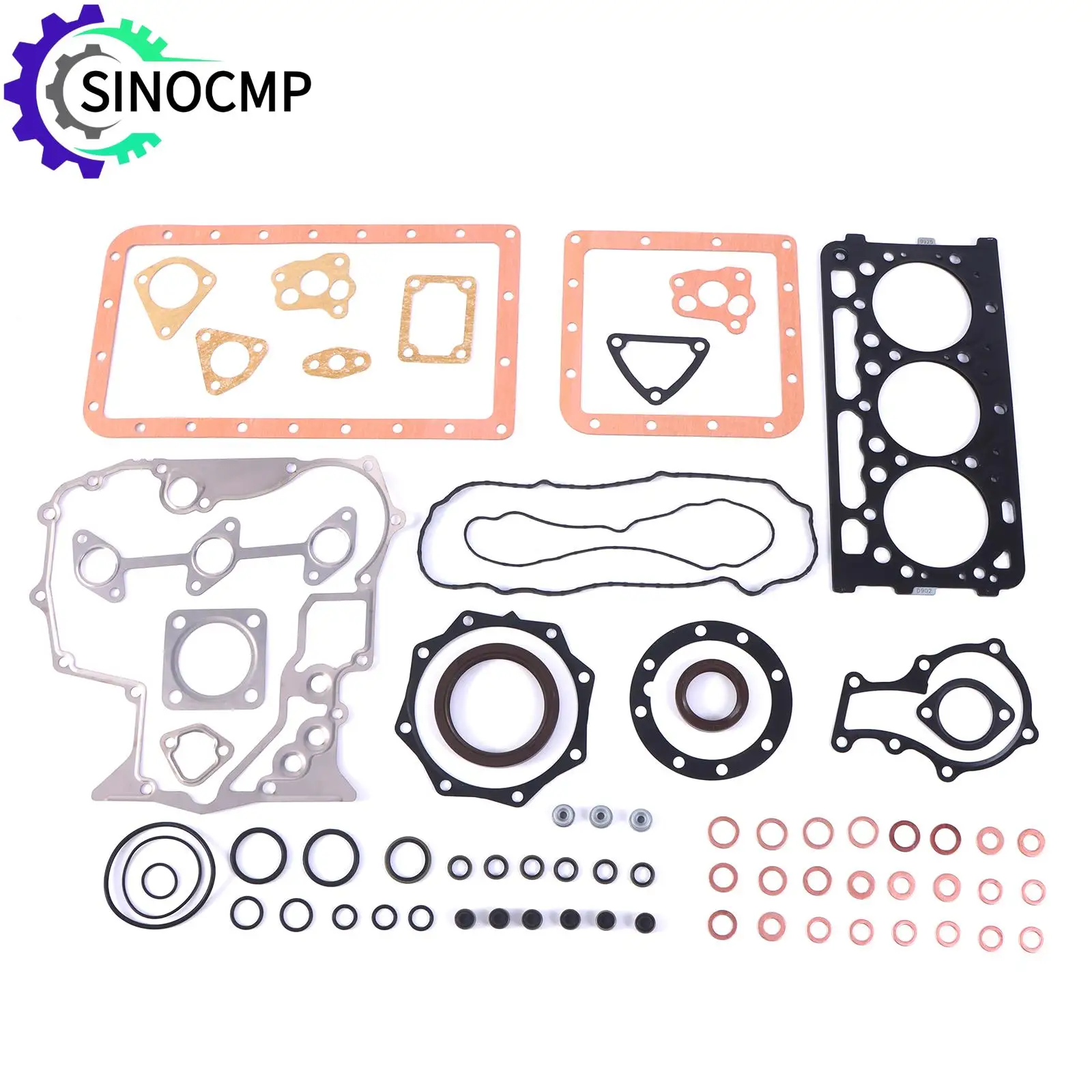 

1G823-99350 Engine Gasket Kit for Kubota KX41-3 BX25 Tractor& Utility Vehicle BX2230D BX2350D Engine Rebuilding Overhaul Kits