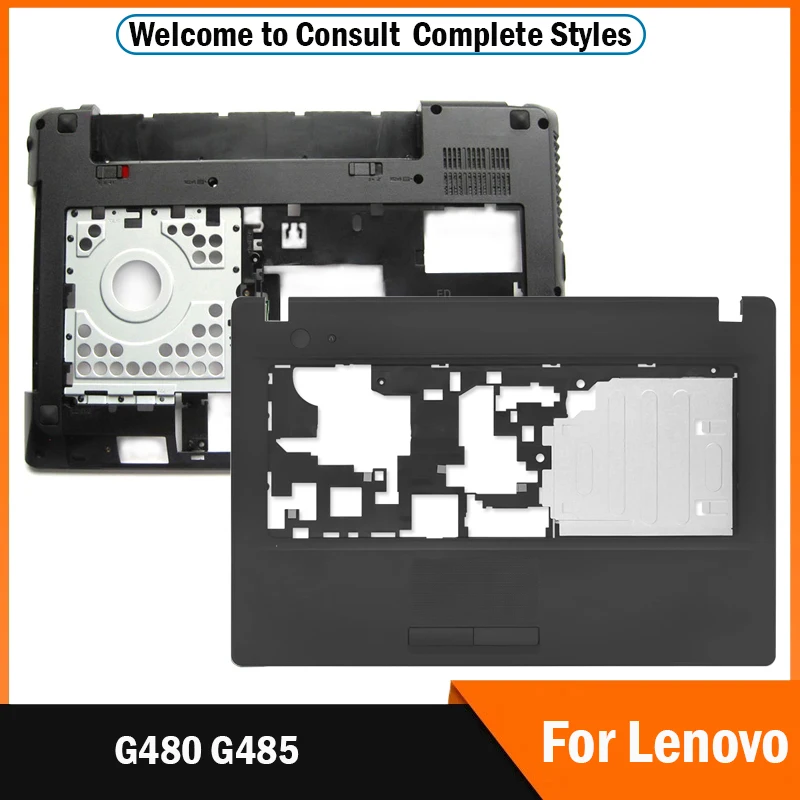 

New For Lenovo G480 G485 Laptop Palmrest Upper Case/Bottom Base With HDMI Repair Replacement Parts