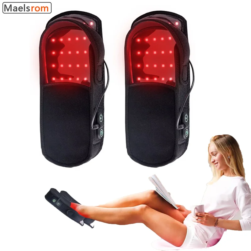 

Red Light Infrared Therapy Slippers Foot and Toe Pain Relief Instep Massage Warmth Chronic Pain Inflammation Improve Blood