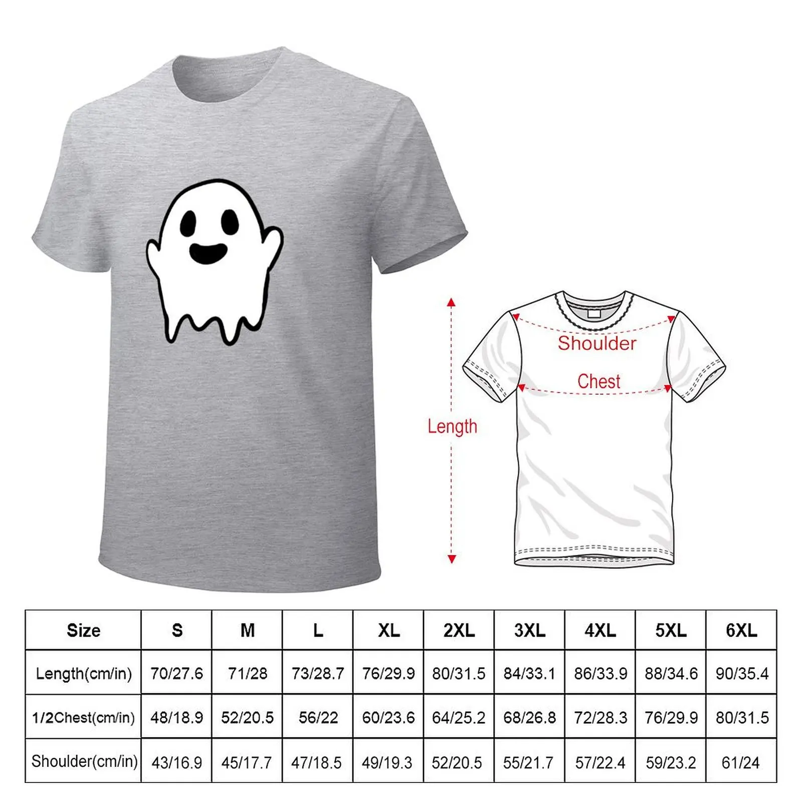 Lil Ghosty T-shirt for a boy summer clothes Aesthetic clothing funny t shirts for men