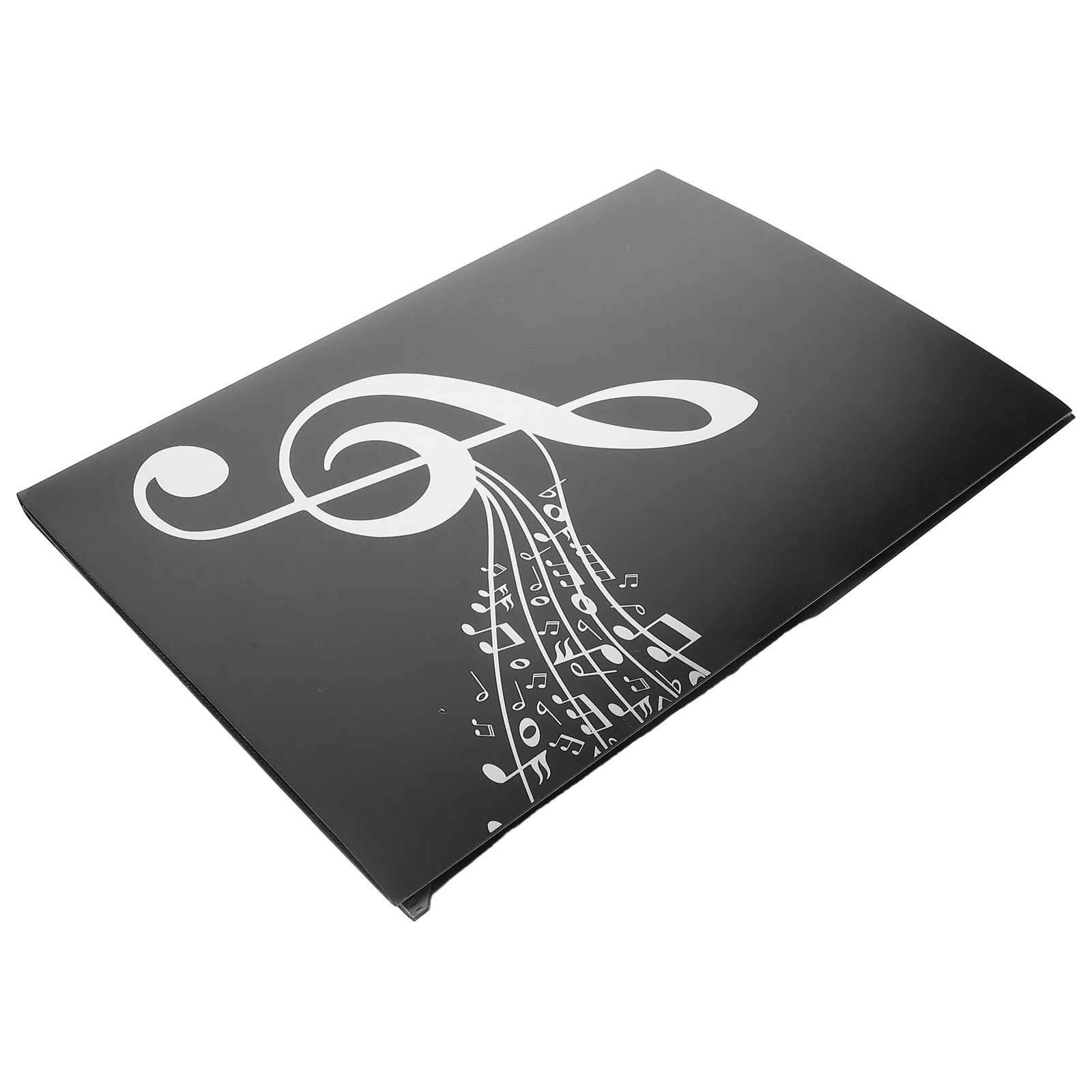 

Plastic Music Sheet Binder 4 Pages Piano Score Holder Durable ABS Expandable Storage For Students Choral Concert Blank Folder