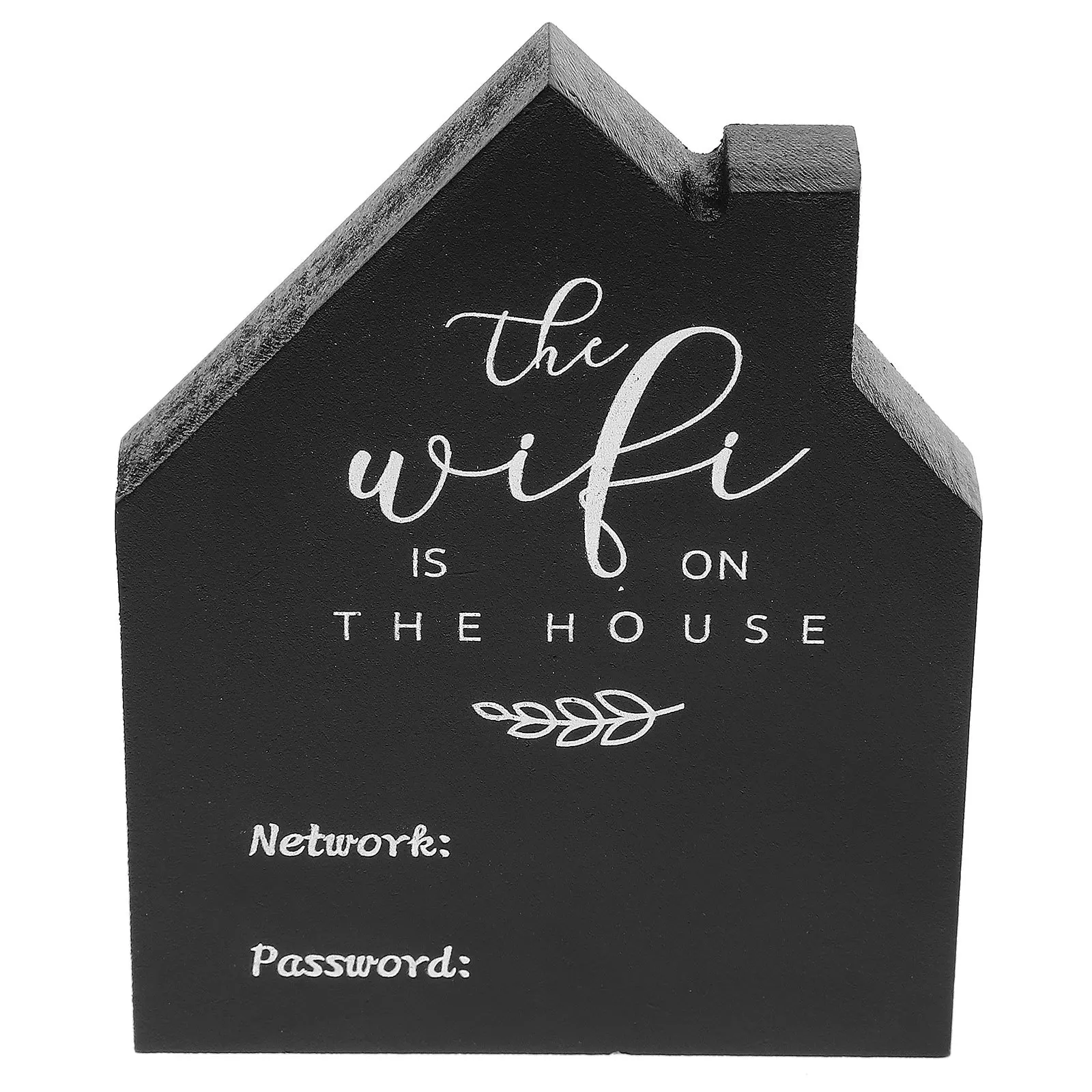 

Acrylic WiFi Password Sign Lightweight WiFi Password Display Stand for Guest Room Home Office Cafe Wireless Network