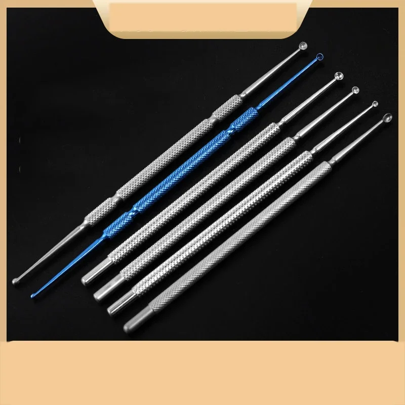 Double-Headed Meibomian Gland Curette Ophthalmology Instrument Spatula Microsoft Warts Treatment Dermatology Tool for Eye Care