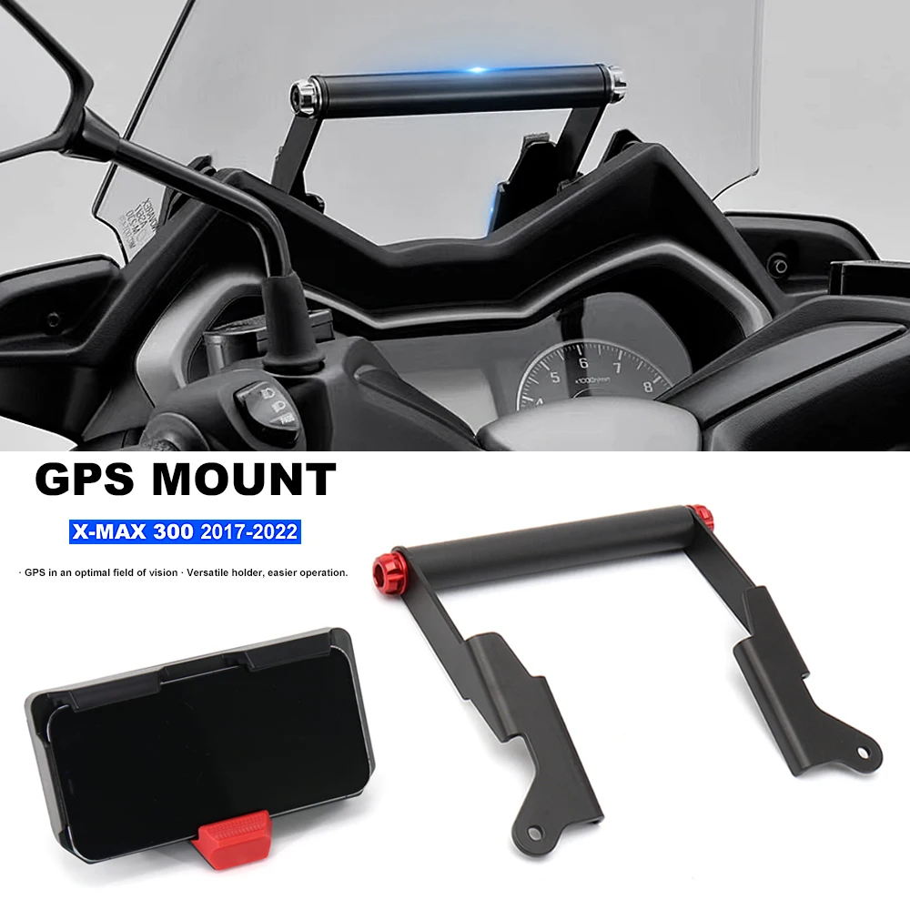 

2017-2022 GPS Navigation Bracket Motorcycle Accessories Phone Holder Stand GPS Mount For Yamaha XMAX300 X-MAX300 XMAX X-Max 300