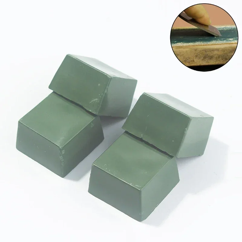 3Pcs Compound Green Polishing Paste Alumina Abrasive Paste Portable Wax Paste For Metal Knife Blade Grinding Household Tools