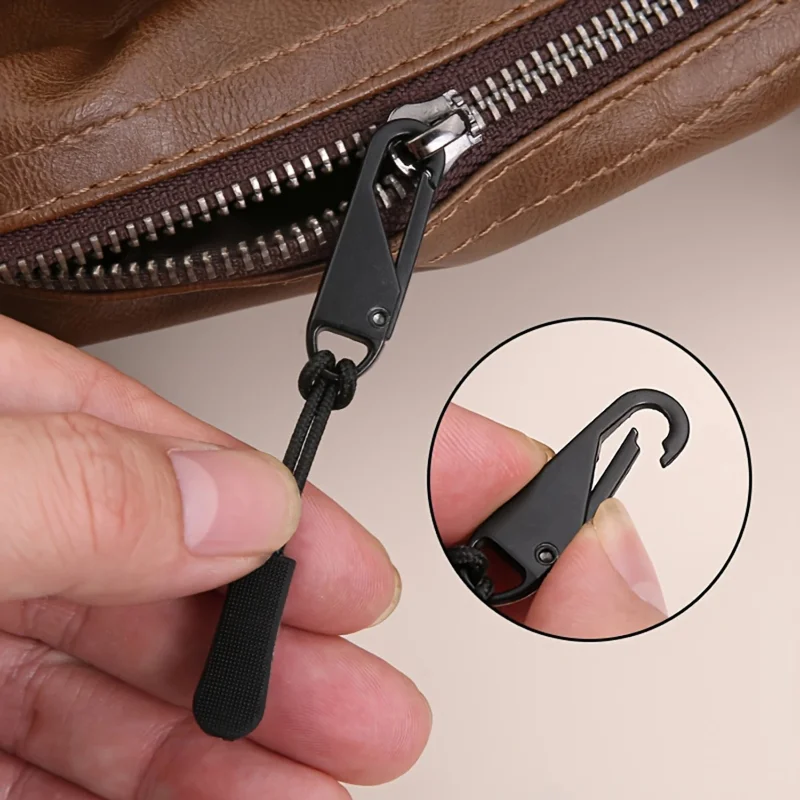Detachable Zipper Pull Cord Replacement Zipper Extender Rope Decorative Zipper Tail Strap Diy Accessories For Clothes Backpack