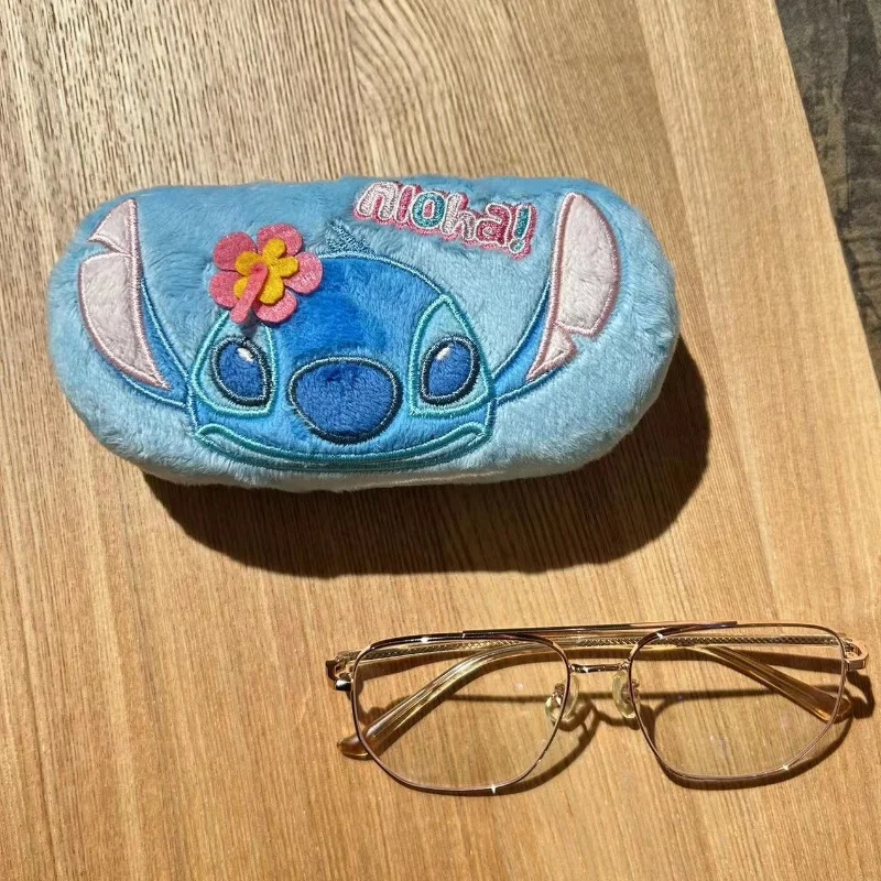 New Stitch Glasses Case Anti-Fall And Anti-Pressure Creative Cartoon Glasses Case Cute Stitch Anime Peripheral Storage Box Gifts