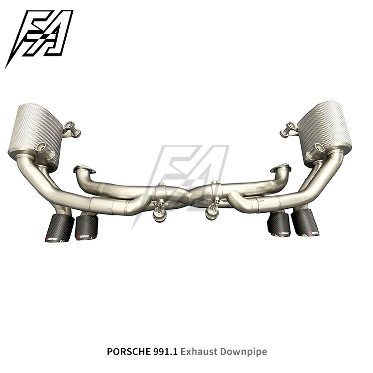 For  911/991.1GT3 4.0 2015-2018 Stainless Steel Exhaust Pipe Muffler Exhaust System Tail Section Electronic Exhaust Valve