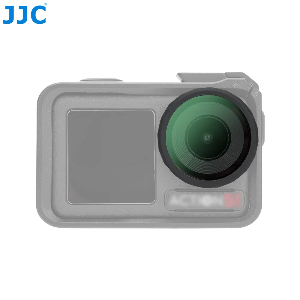 JJC Lens Filter for DJI Osmo Action 5 Pro 4 UV Filter with Lens Ring Lens Cap Cover Lens Protector Action Camera Accessories