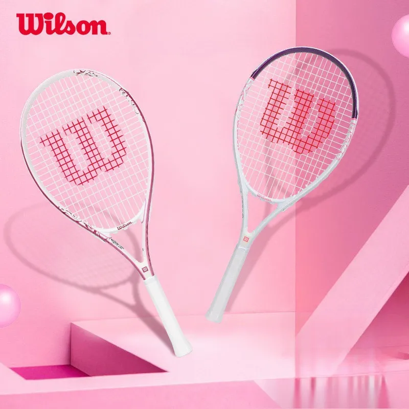 Wilson Raqueta de tenis para principiantes, dispositivo de entrenamiento de tenis profesional para un solo jugador, femenino y masculino