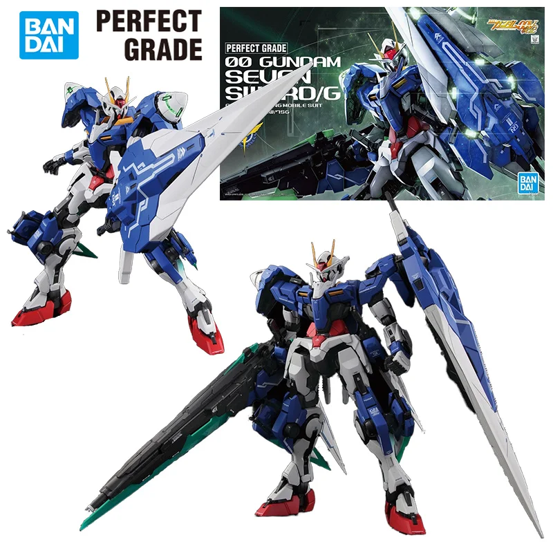 

Фигурка героя Bandai PG 1/60 00 Gundam Seven Sword/G 40 см, аниме Оригинальная фигурка, сборная игрушка, подарок, коллекция