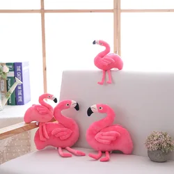 Realistic Flamingo Plush Toy Soft Plush Stuffed Animal Flamingo Pillow Kawaii Peluche Room Decoration Kids Birthday Gift