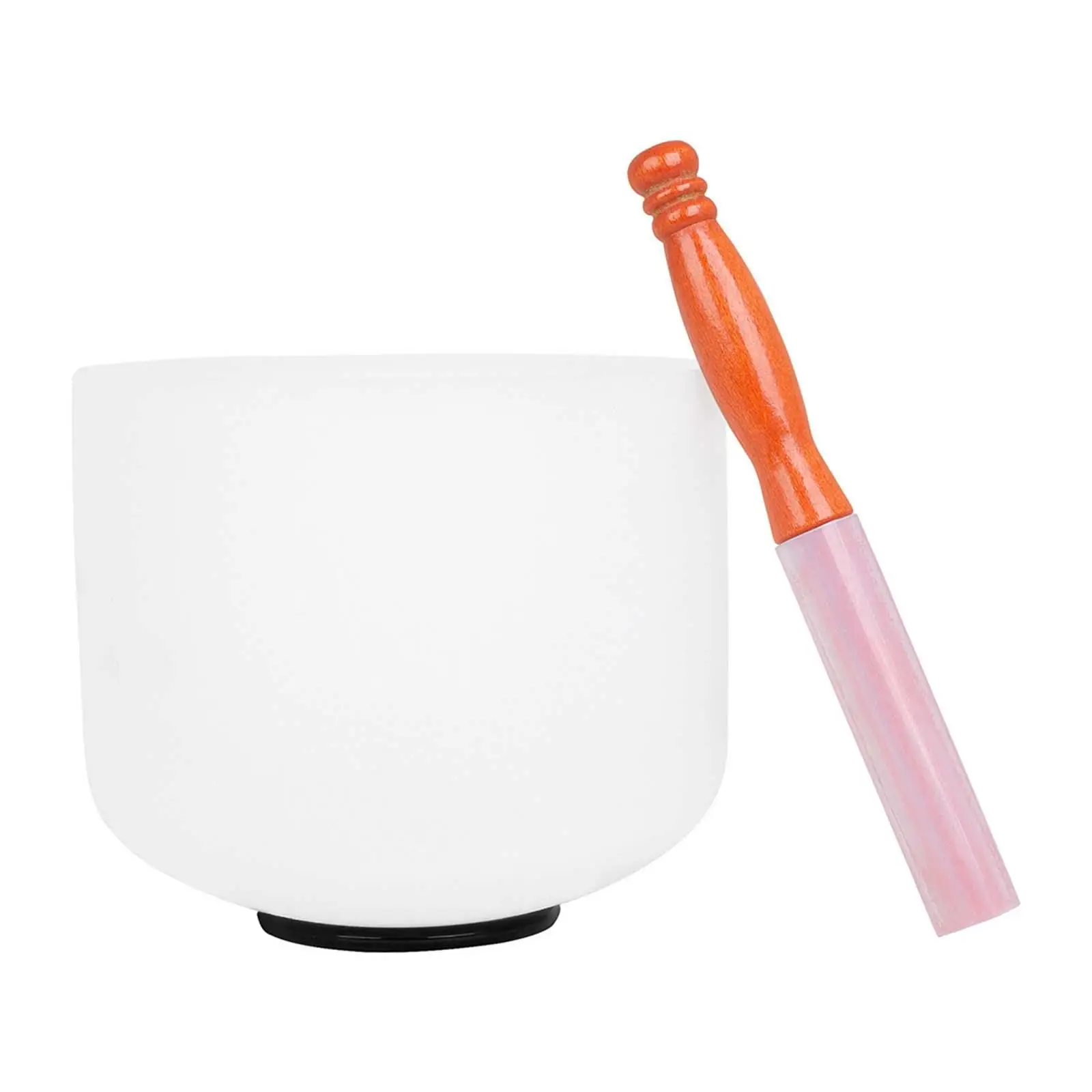 Bâtonnet en caoutchouc pour bol chantant, batte de percussion en bois pour bols chantants en cristal, pour la pleine conscience et le bien-être
