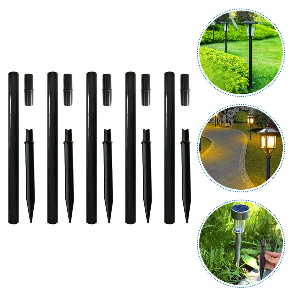 Part Floor Lamp Accessories Replacement Joint for Solar Lights Extension Rod Plastic Connectors Outdoor