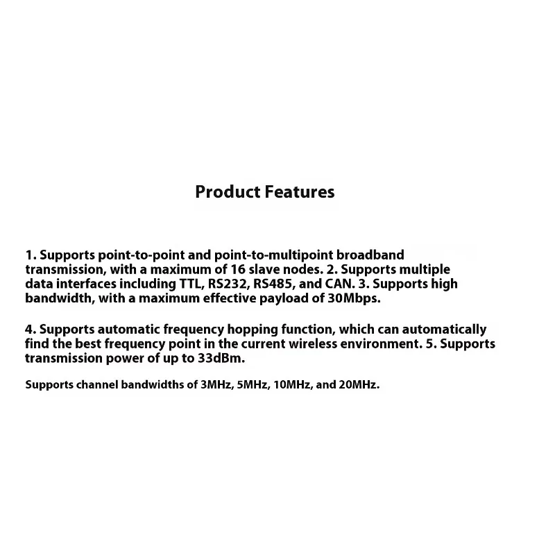 C33-K5（UAVドローン統合無線機2W 5km）