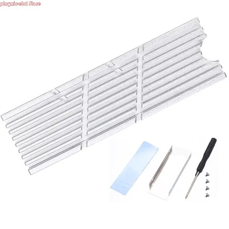 E8BA M.2 2280 SSD 알루미늄 히트 싱크 열 소산 실리콘 패드 포함 게이머