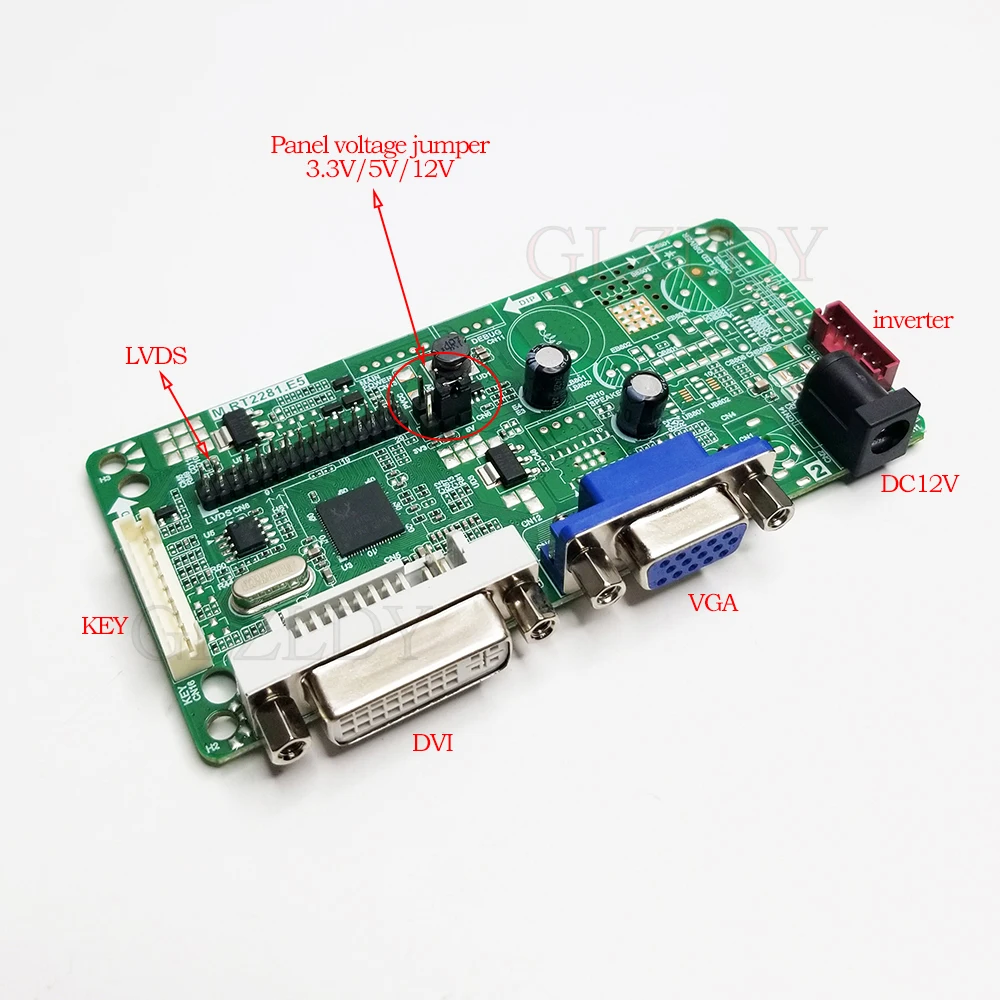 For AUO 10.4" 800x600 G104SN02 V2 G104VN01 V1 G104SN03 V5 LCD LVDS HDMI DVI VGA LCD industrial Display monitor Driver Board Kit