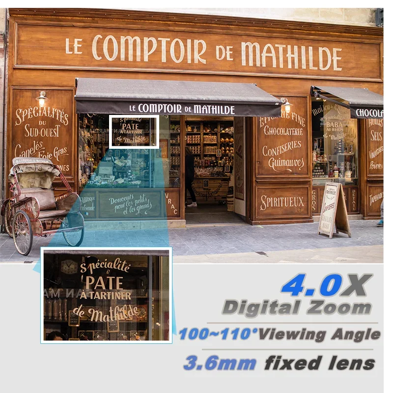 كاميرا مراقبة عموم/إمالة مع رؤية ليلية للتتبع البشري وتسجيل 24/7 تعمل مع Alexa وGoogle Home #3