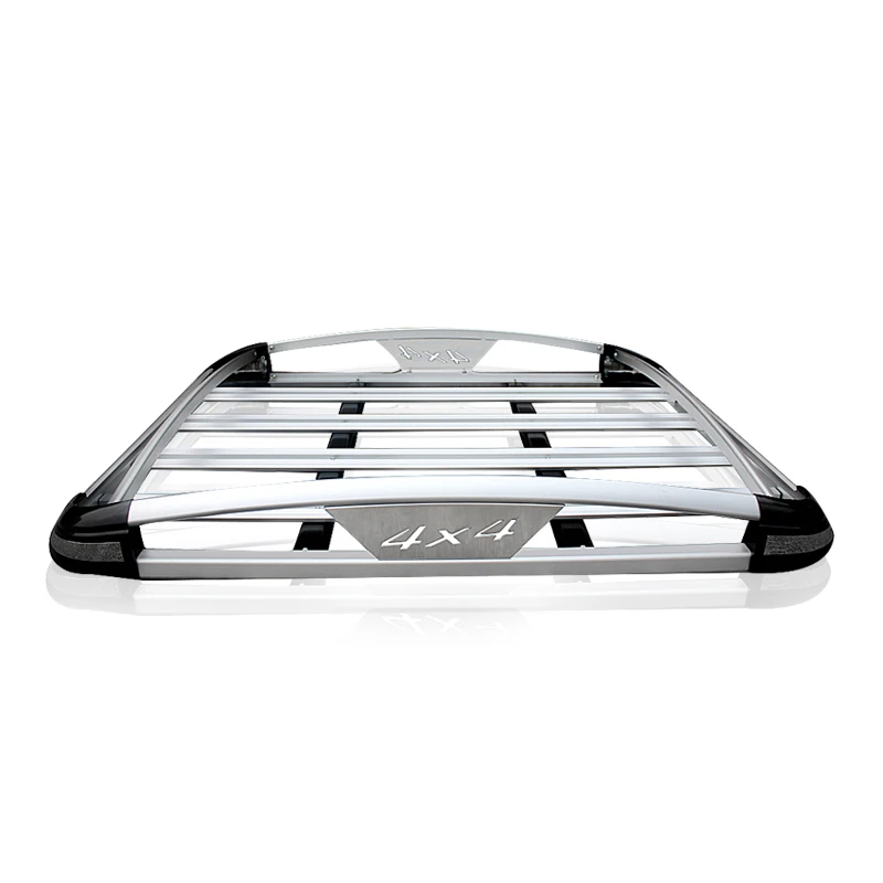 

New Style Double Cab Roof Rack Aluminum Flat Rack Cargo Carrier Basket Platform Universeal Roof Racks 127cm X 96cmcustom