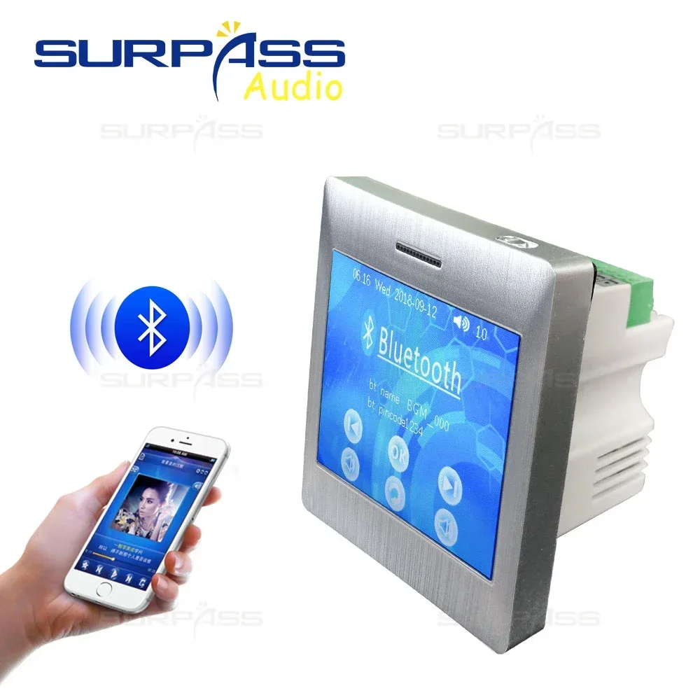 Touch Screen Bluetooth Smart Control Music System Home Audio System Digital Stereo Amplifier With Wireless Remote Control