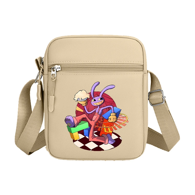 Cute Amazing Digital Circused Shoulder Bag Simple Casual Mini Crossbody Bags Oxford Side Sling Chest Pouch Birthday Gifts Pocket - view 2