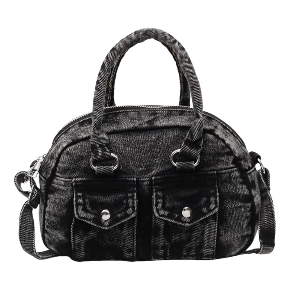 

Fashion Handbag Retro Denim Bag Y2K Underarm Bag Spicy Girl Shoulder Bag Armpit Bag Crossbody Bag Washed Jean Bag Shopping
