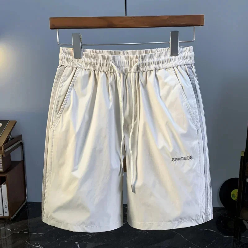 

Workwear sports shorts for men in summer, thin, cool, breathable, outdoor, loose, elastic, versatile beach pants