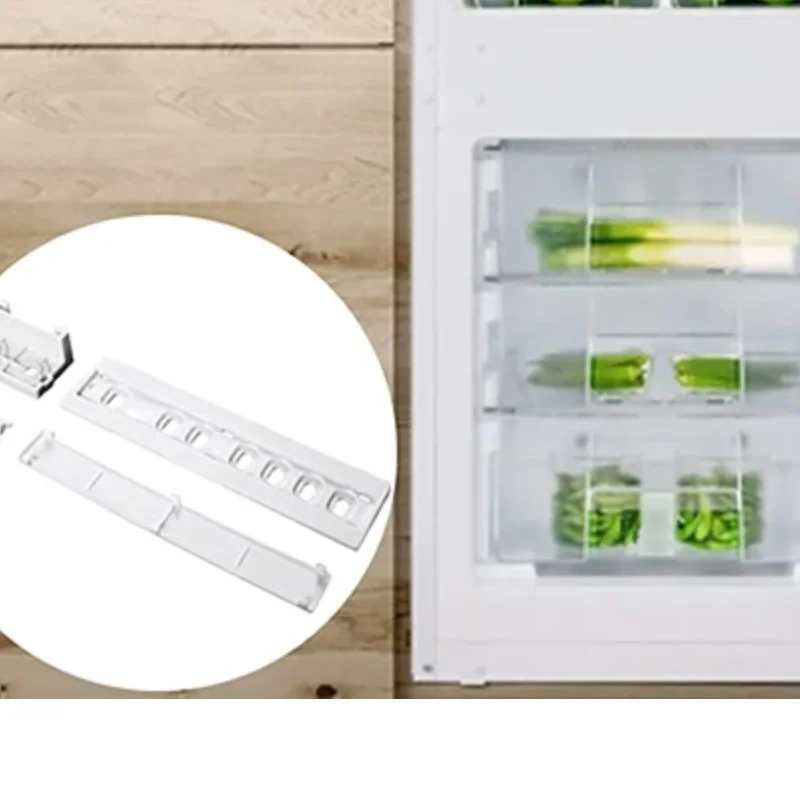 1Set Embedded Refrigerator Slide Rail For Fridge Door Slide Rail Mounting Kit Refrigerator Door Sliding Guide Moving Slide