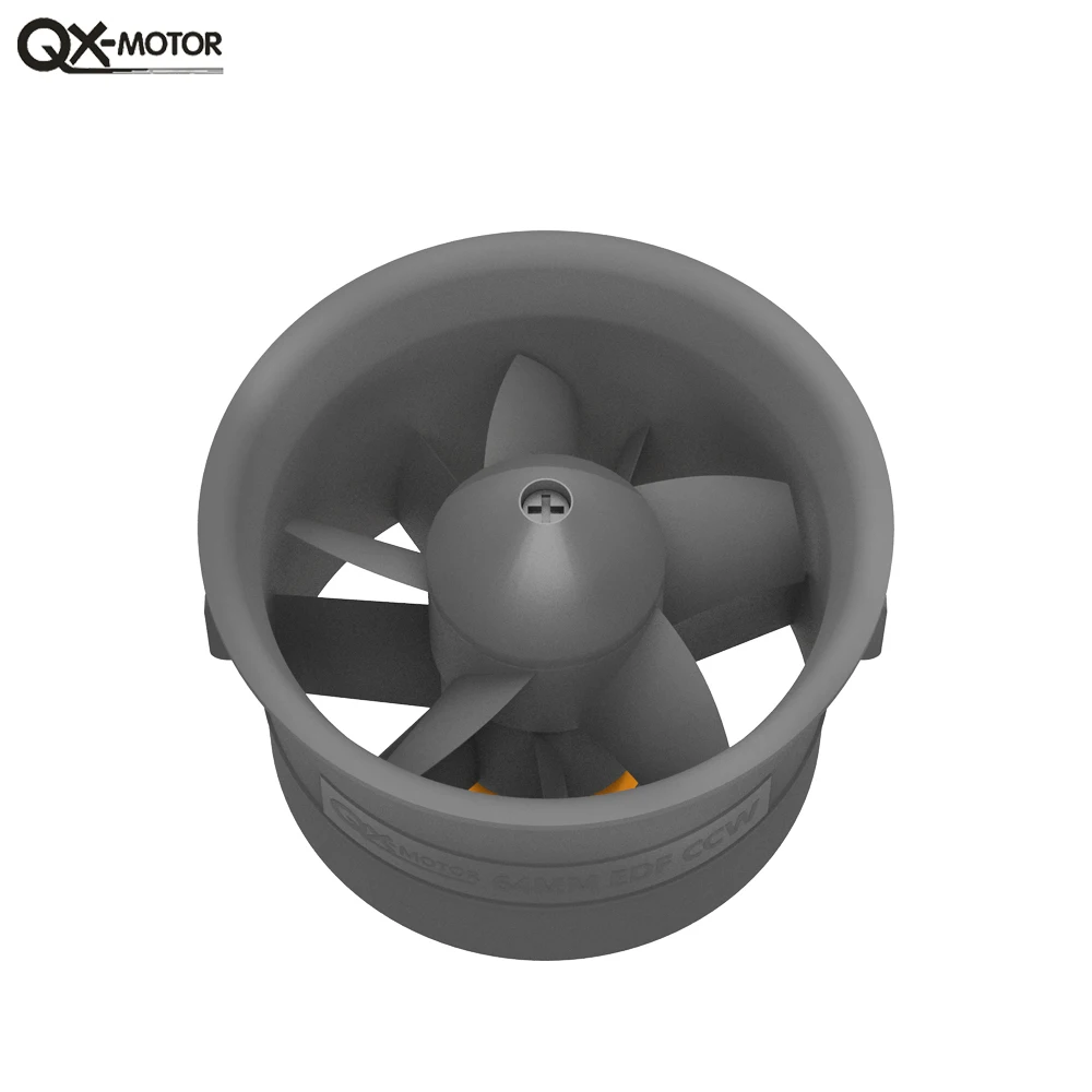 QX-MOTOR 64mm EDF QF2611PRO Ventola intubata a 5 pale con motore brushless 4000KV 3200KV 2900KV 40A 60A ESC per parte drone elicottero RC