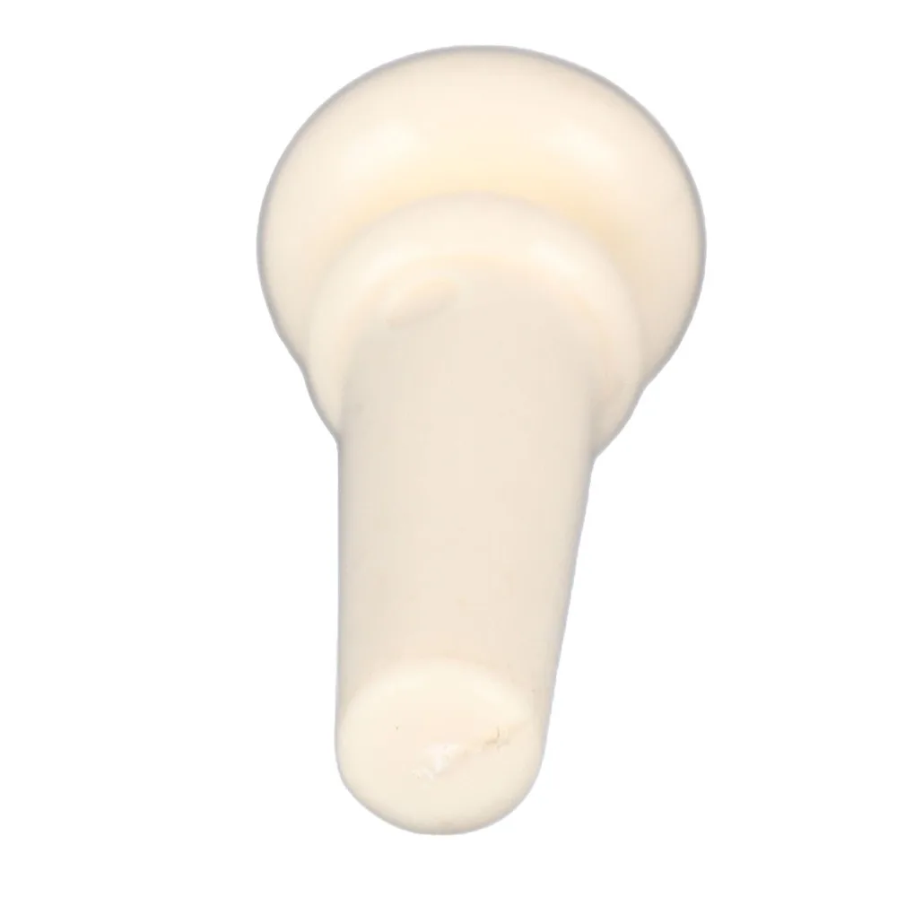 2PCS Plastic Guitar End Pin Lightweight Design White/Black String End Pin Button Acoustic Guitar Peg For Guitar Strap Fixing