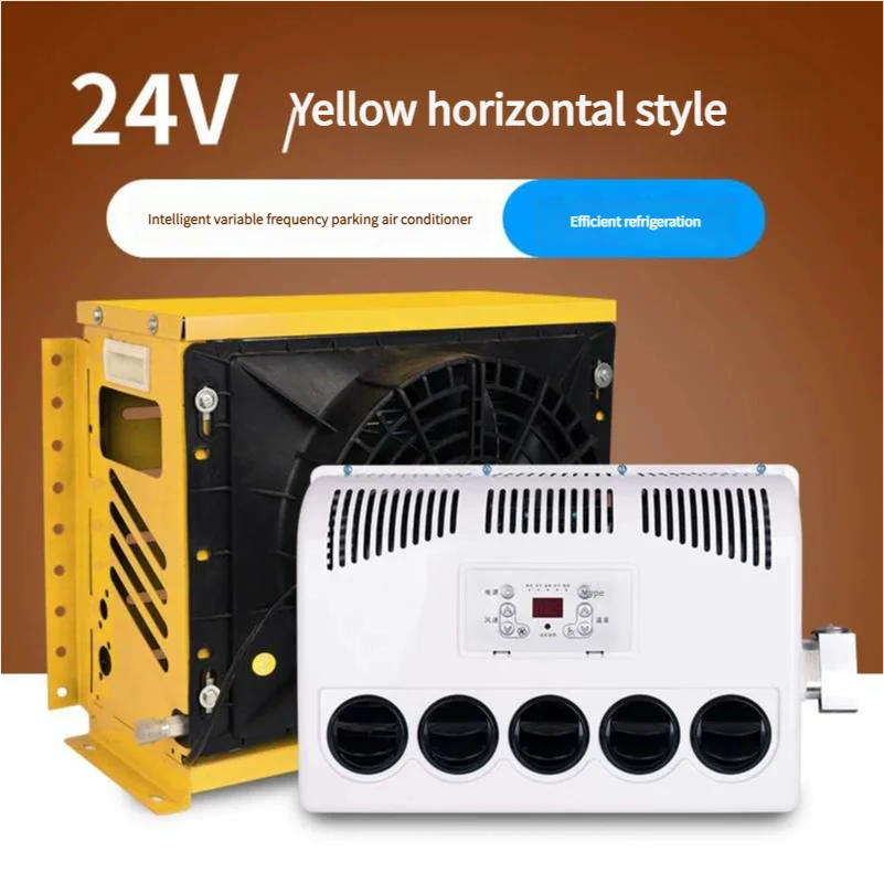 Hot Selling Split  Excavating 12v/24v Air Conditioner Vehicle Mini Air Condition for Truck