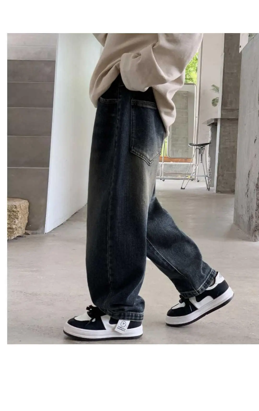 2026 Neue Kinder-Jeans im koreanischen Stil, Jungen-Freizeithosen für Frühling und Herbst, 4-14 Jahre – Detail 19