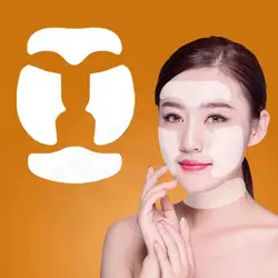 3/4pcs Soluble Collagen Film Paper Full Facial Mask Cloth Anti-Aging Soluble Water Face Filler Collagen Fiming Lifting Face Care