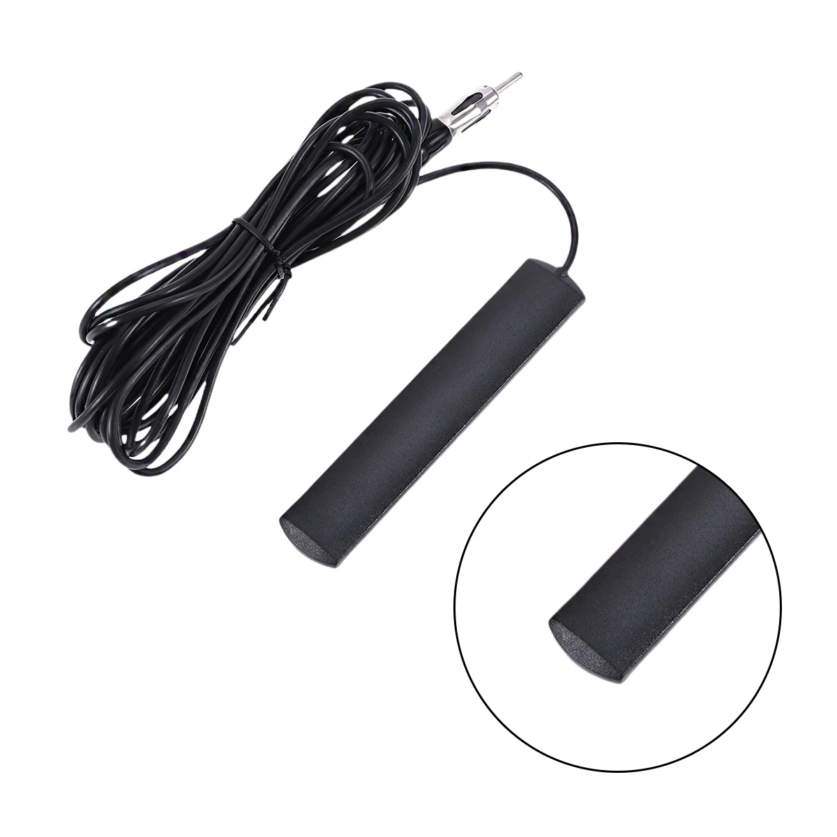 

ANT-309 Universal Auto Car Radio FM Antenna Signal Amp Amplifier Marine Car Vehicle Boat RV Signal Device (Black)