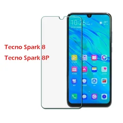 2.5D Screen Protector For Tecno Spark 8 8P 8C 9 Pro Spark8 Spark8P Tempered Glass For Spark 7 7P 7T 8T 9T High definition Glass